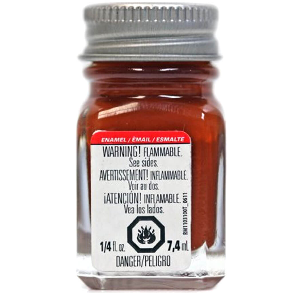 Testors Enamel 1/4 oz Bottle Rust