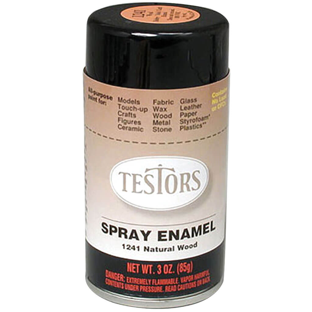 Testors Enamel Spray Paint 3oz Gloss Wood