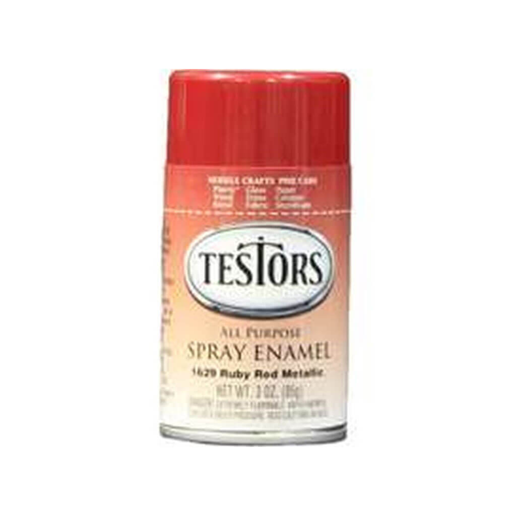 Testors One Coat 3oz Metal Flake Red