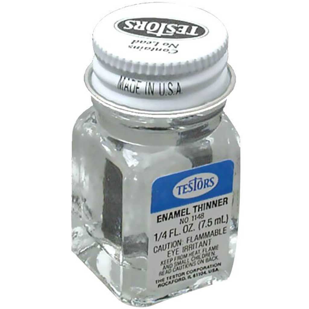 Testors Enamel Paint  Thinner .25oz