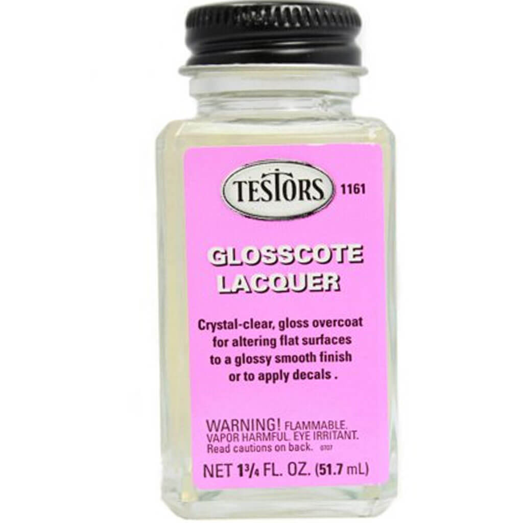 Testor Glosscote Lacquer Paint 1-3/4oz Spray Can