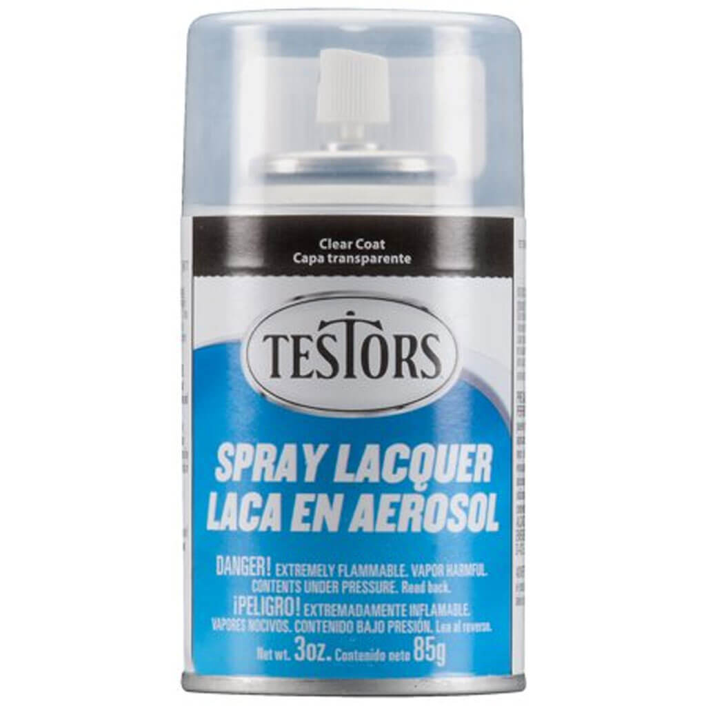 Testor Glosscote Lacquer Paint 3oz Spray Can