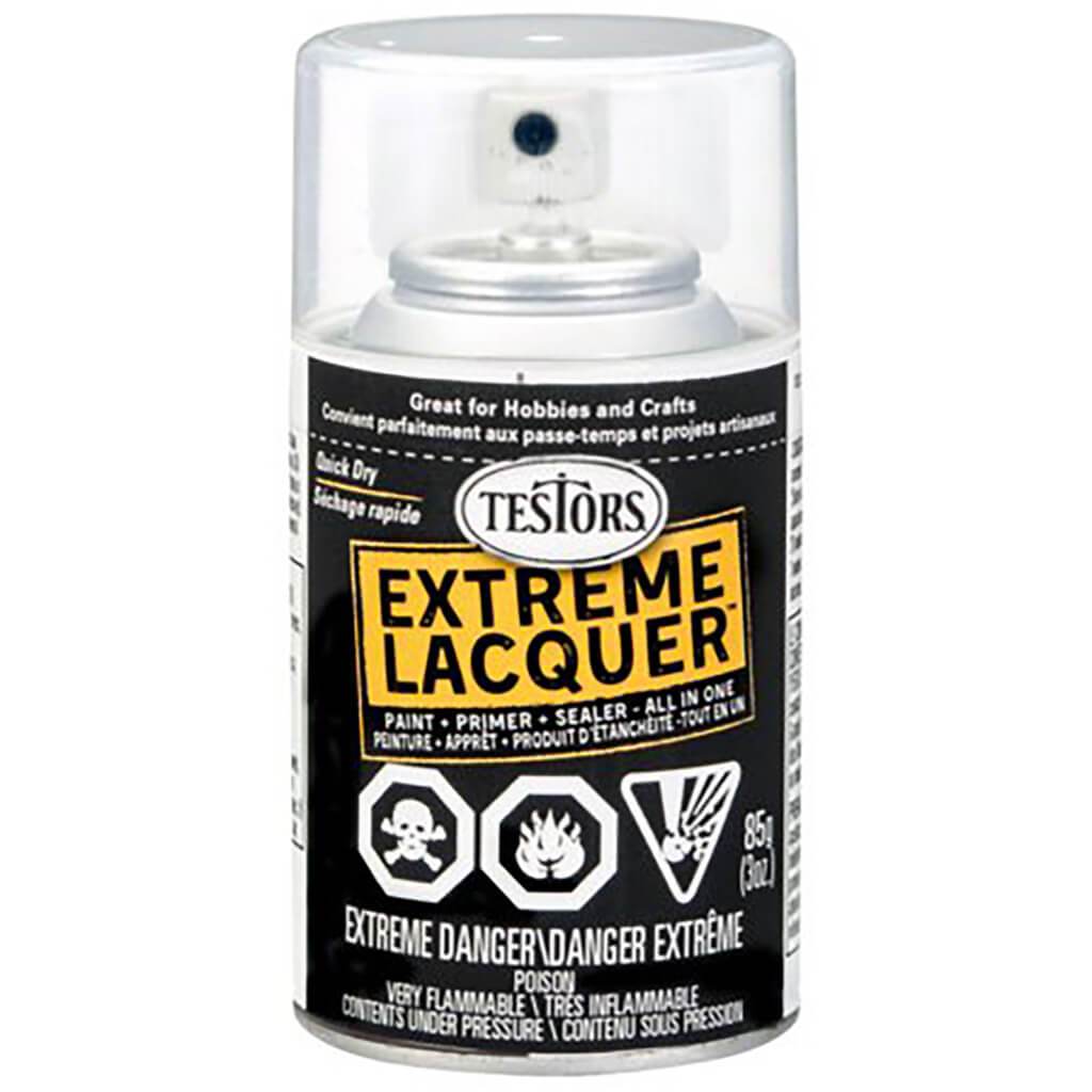 Testors Aerosol Lacquer Paint 3oz Wet Look Clear