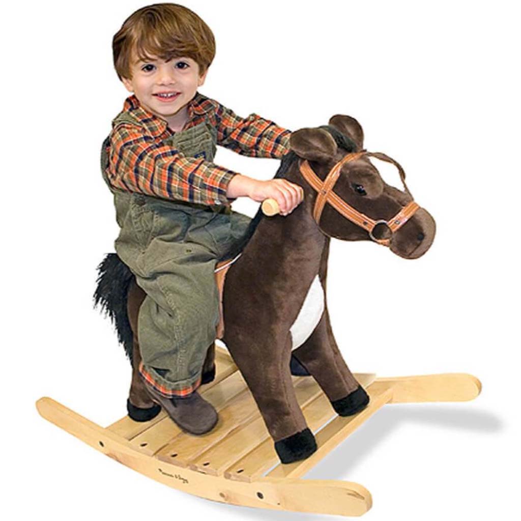 Rock And Trot Plush Rocking Horse 