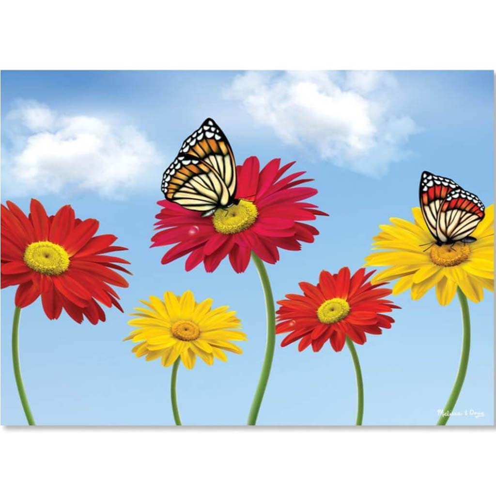 60 Pc Dancing Daisies Cardboard Jigsaw 