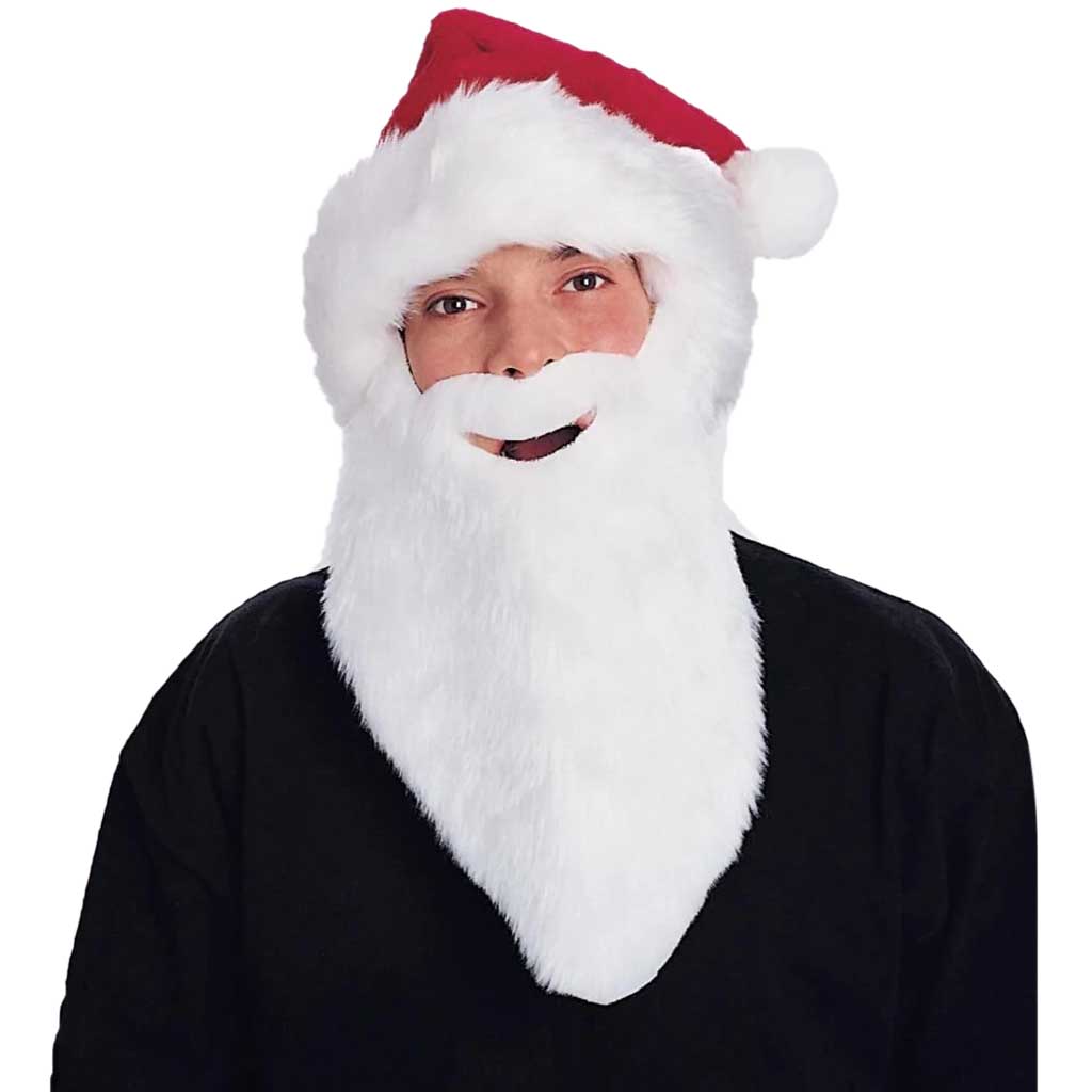 Santa Hat with Beard Plush