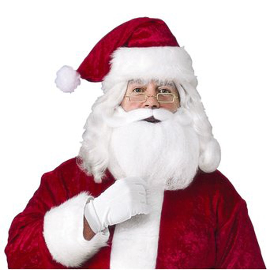 Santa Beard, Wig Hat &amp; Glassess Accessory Set