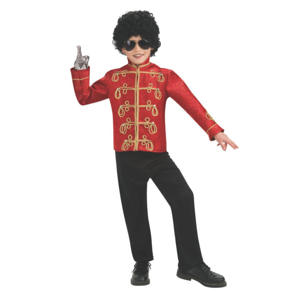 Michael Jackson Red Military Jacket Deluxe