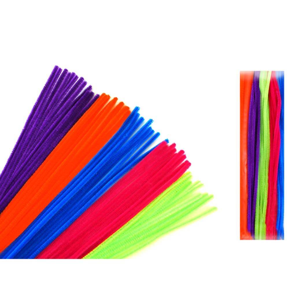 CHENILLE STEMS 40/PK PIPE CLEANERS 6MMX30CM 