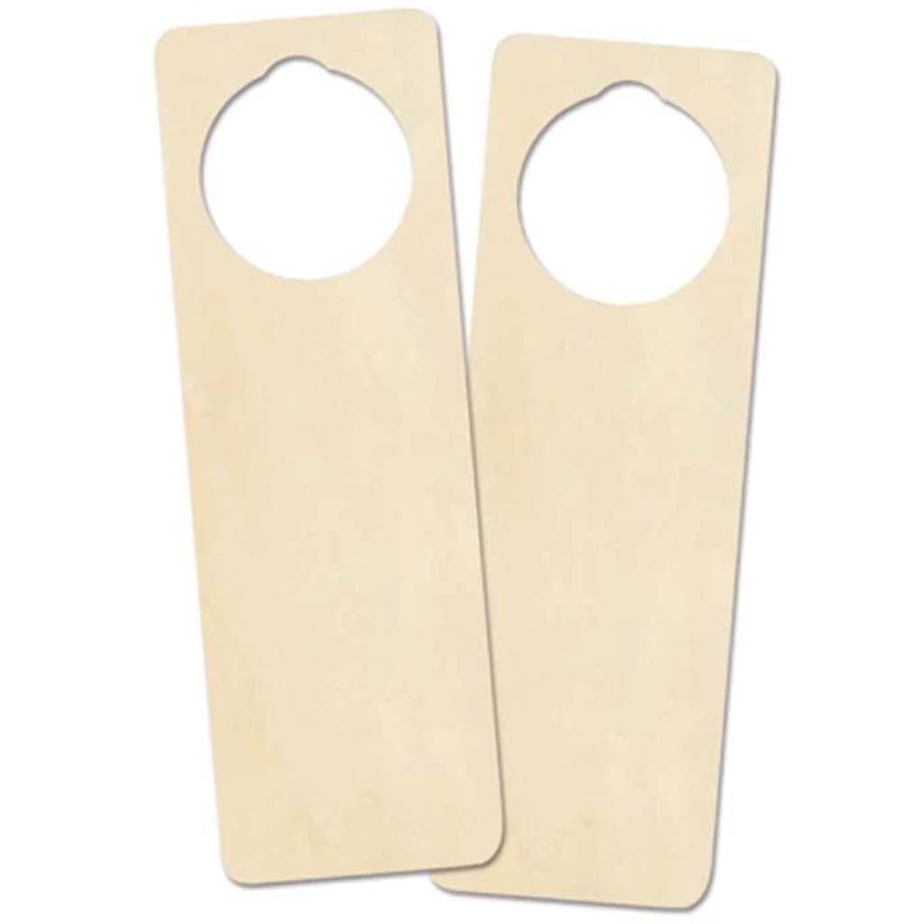 WOOD DOOR KNOB HANGER: 3 1/8&quot; X 9 1/2&quot; 2/PK 