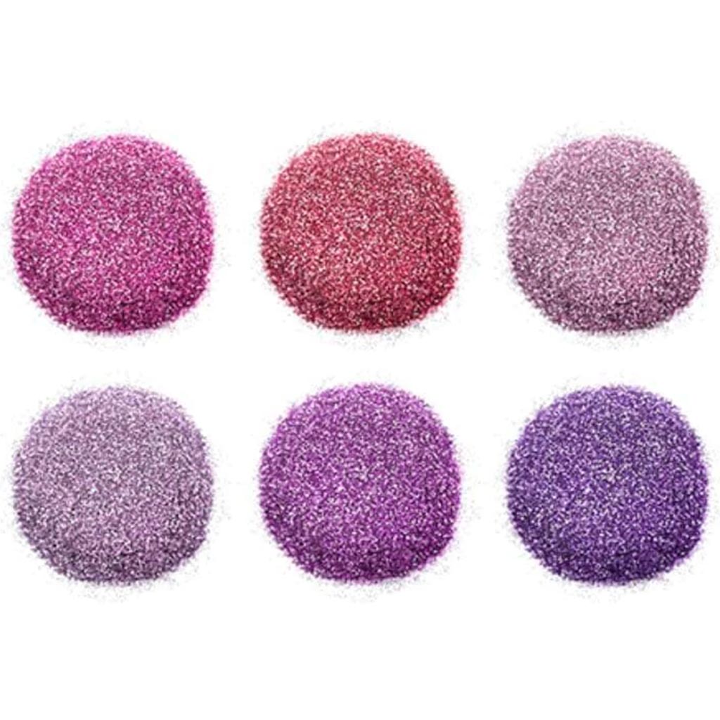 SCRAPBOOK EMB SUPERFINE GLITTER ASST POUCH 12G 