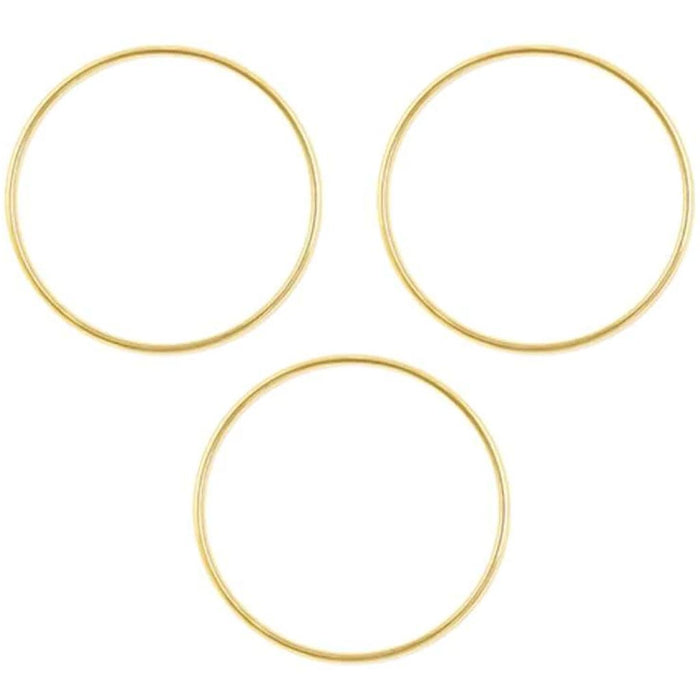 BRASS RINGS ROUND X3 2.5" 