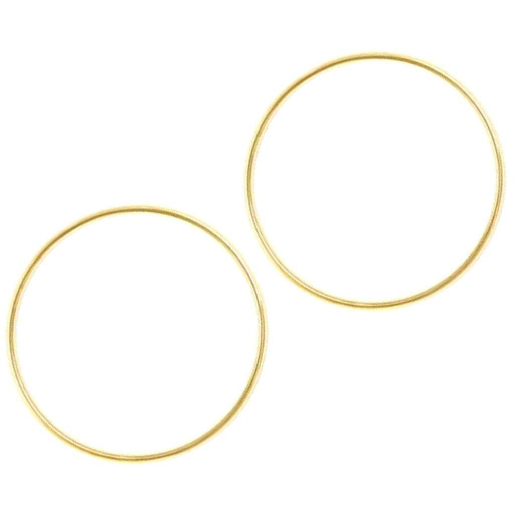 BRASS RINGS ROUND X2 3" 