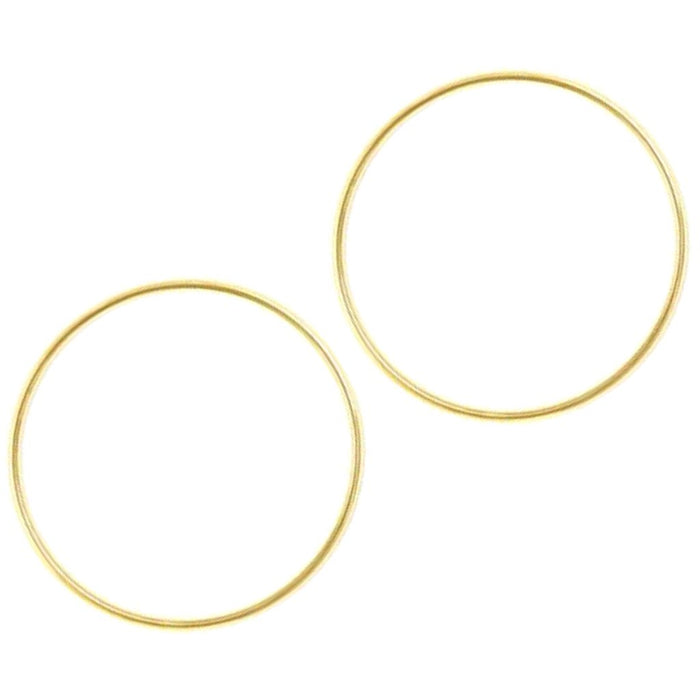 BRASS RINGS ROUND X2 3" 
