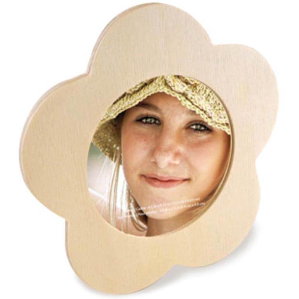 Wood Craft Diy Photo Frame W/Dowel 6 1/4in 
