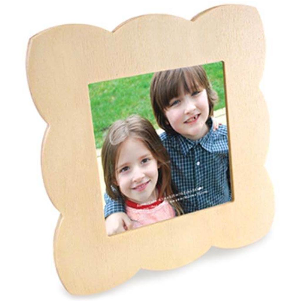 Wood Craft Diy Photo Frame W/Dowel 6 1/4in 