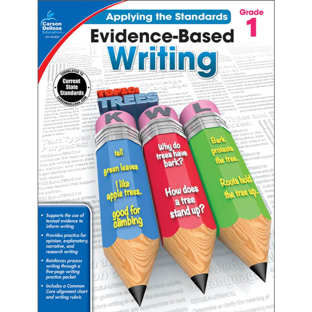 Evidence-Based Writing Workbook Grade 1 