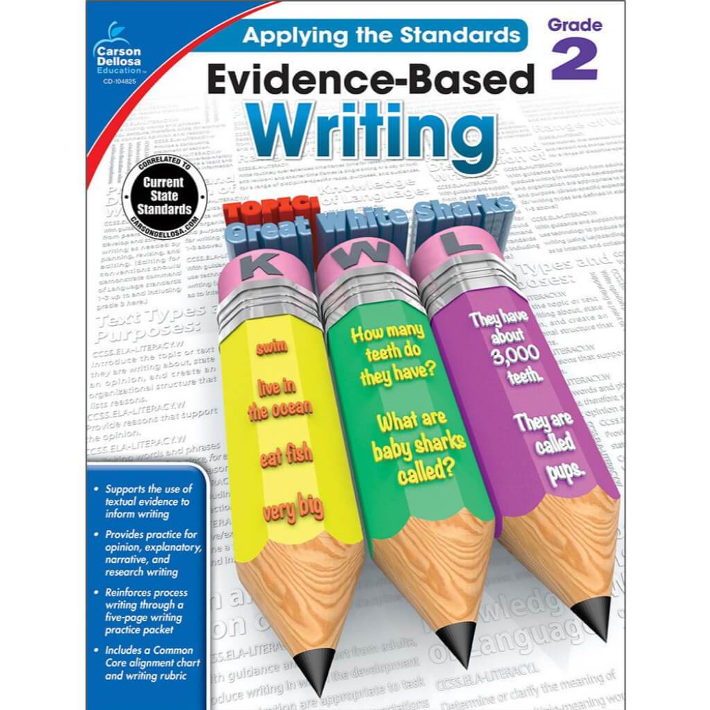 Evidence-Based Writing Workbook Grade 2 