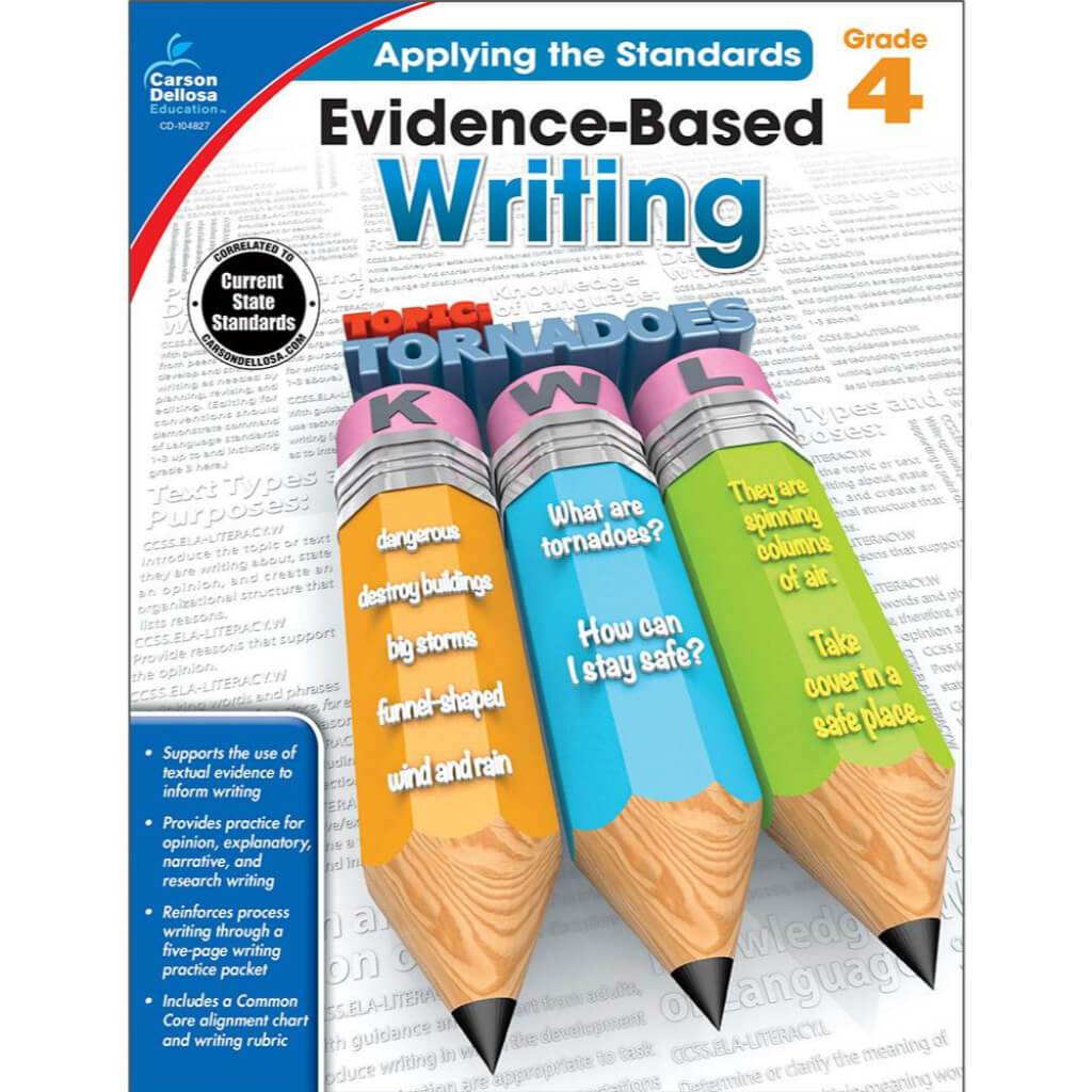 Evidence-Based Writing Workbook Grade 4 