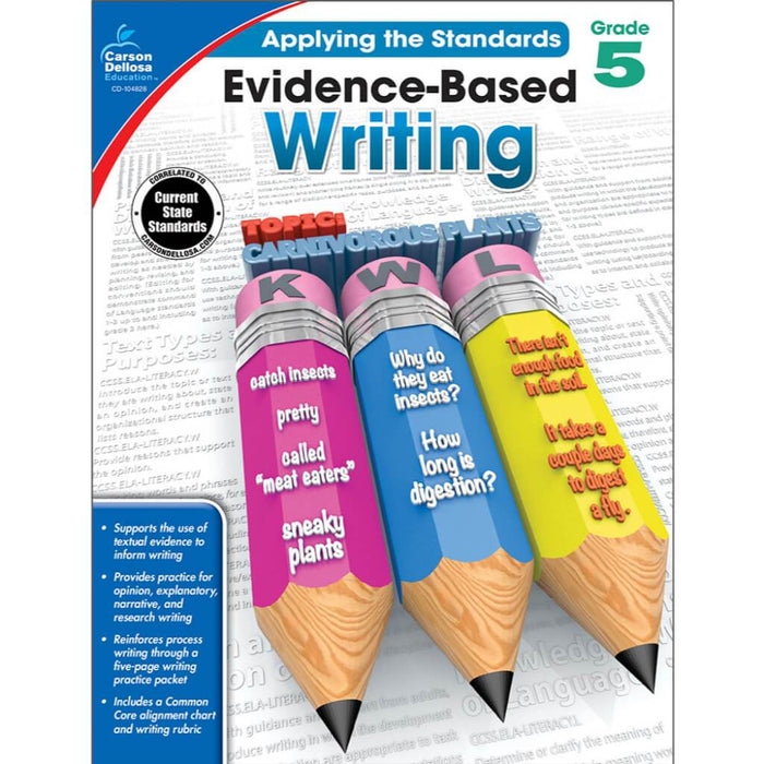 Evidence-Based Writing Workbook Grade 5 