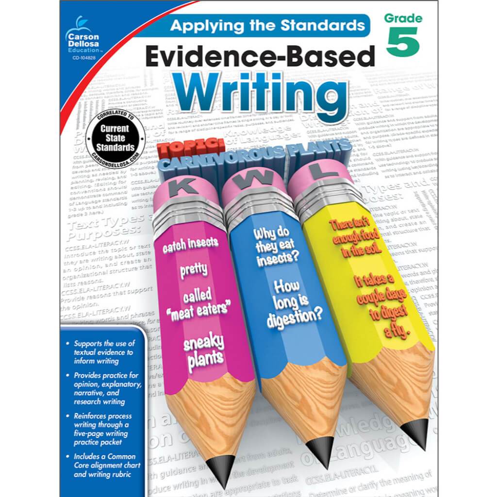 Evidence-Based Writing Workbook Grade 5 