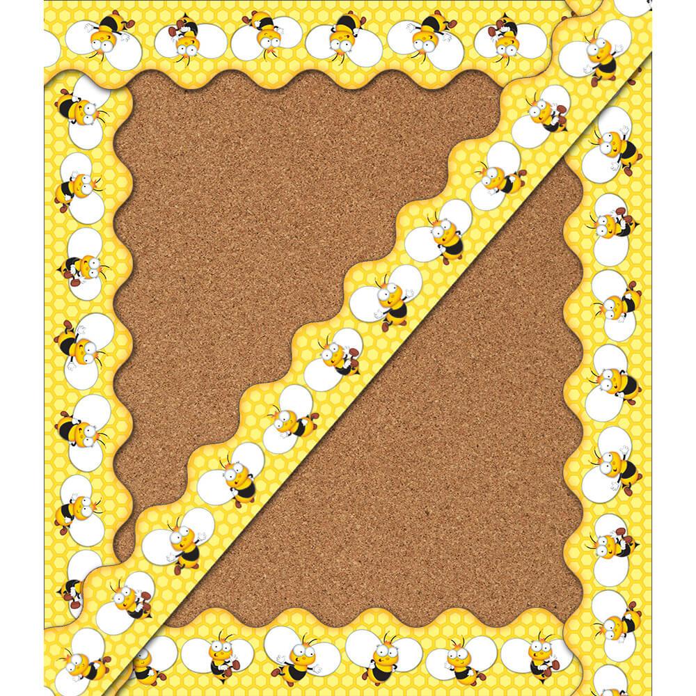 Buzz–Worthy Bees Scalloped Borders