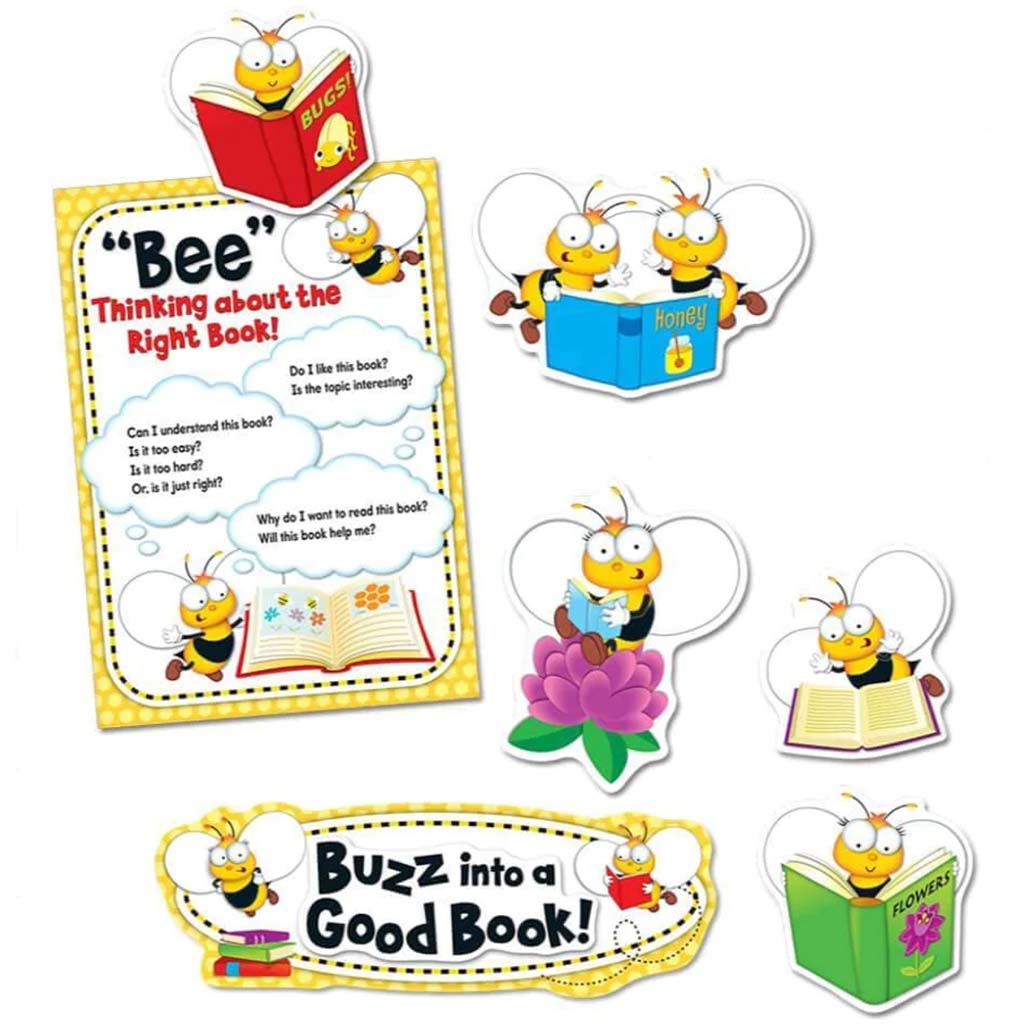 Buzz Worthy Bees Reading Bulletin Board Set 