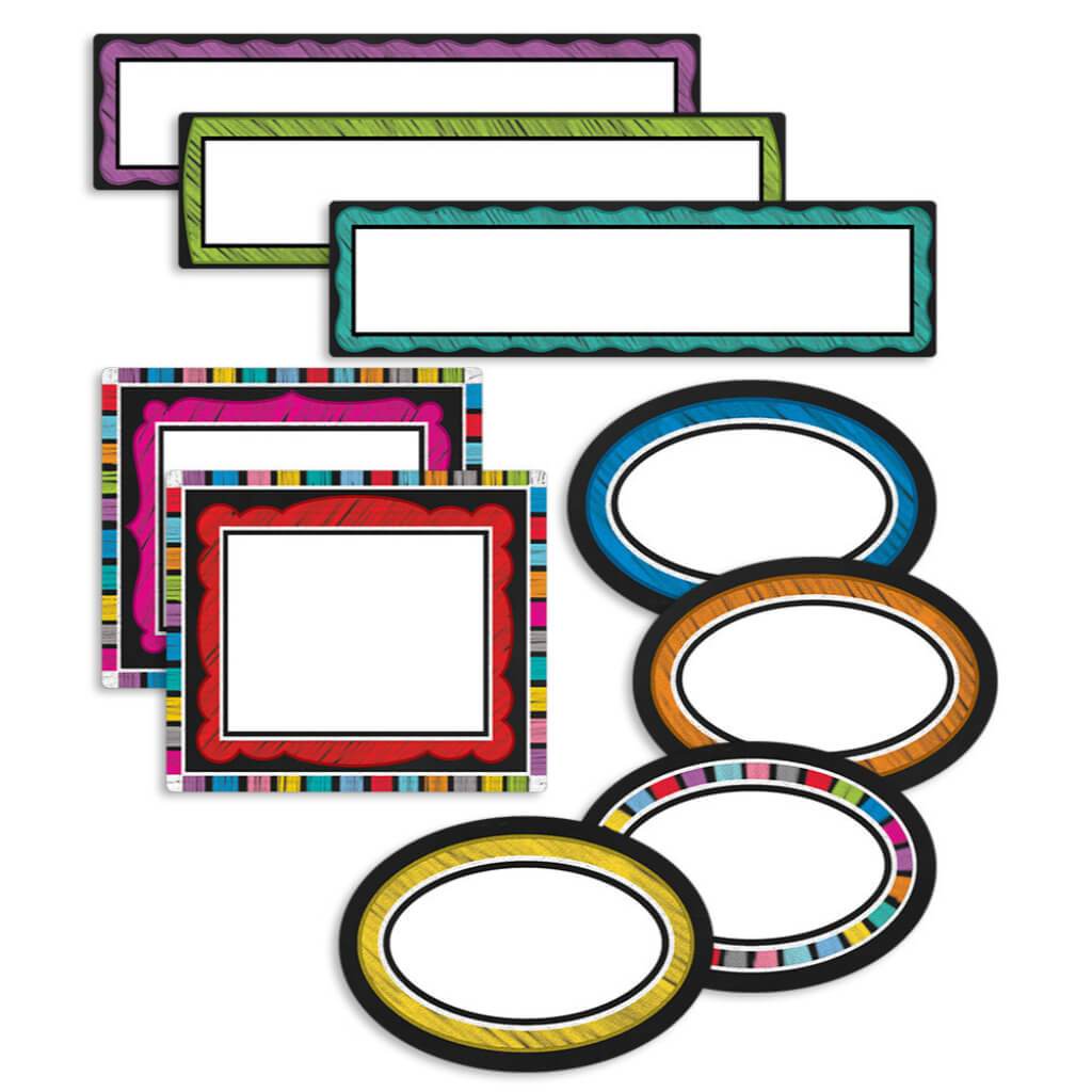 Colorful Clasrm Chalkbrd Mgmnt Mini Bulletin Board Grade Pk-5