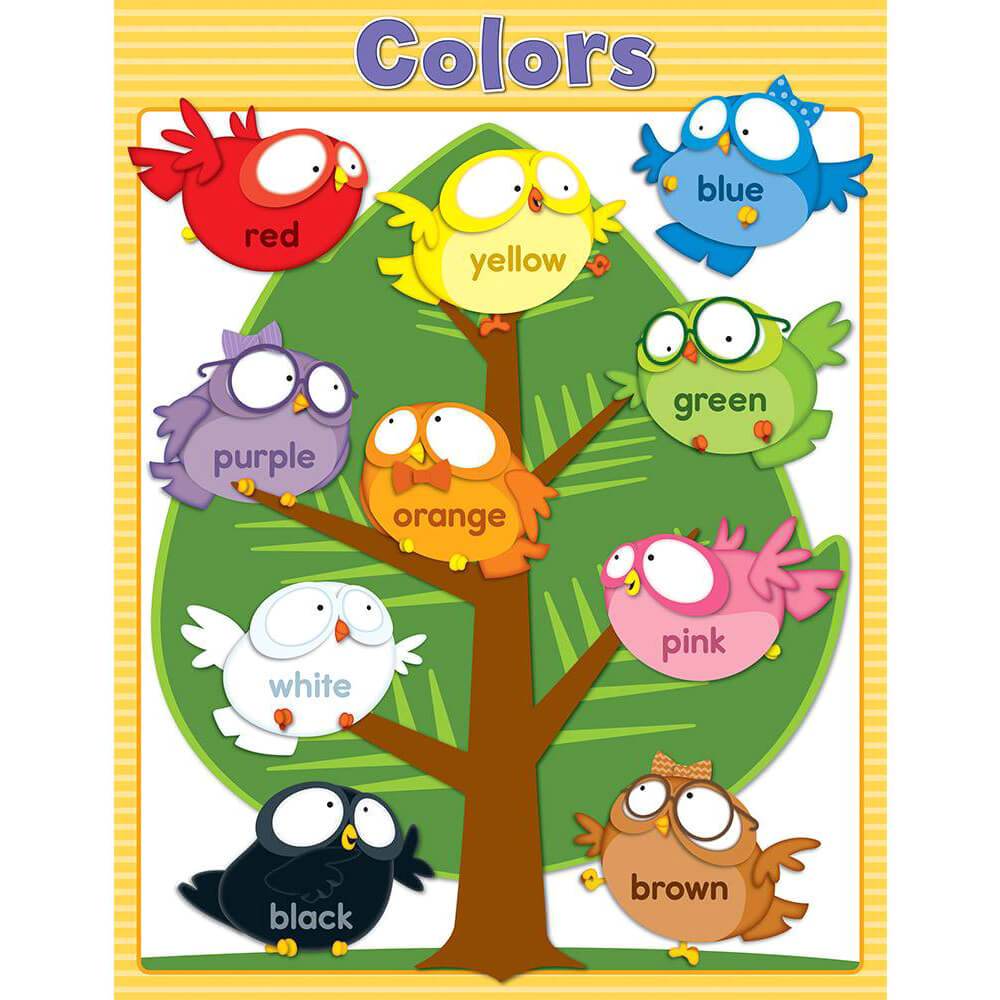 Owl Pals Colors Chart 