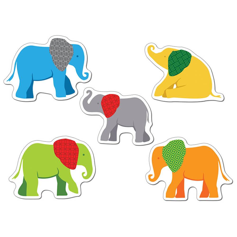 Parade Of Elephants Cut Outs 