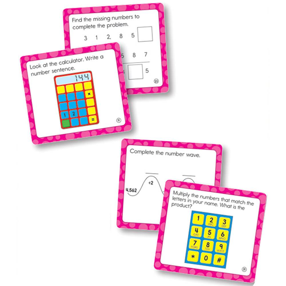 Math Challenge Curriculum Cut-Outs Grade 4 