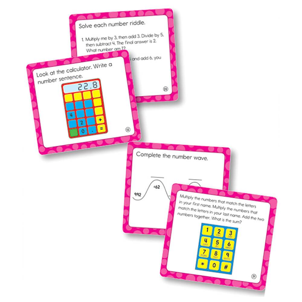 Math Challenge Curriculum Cut-Outs Grade 5 