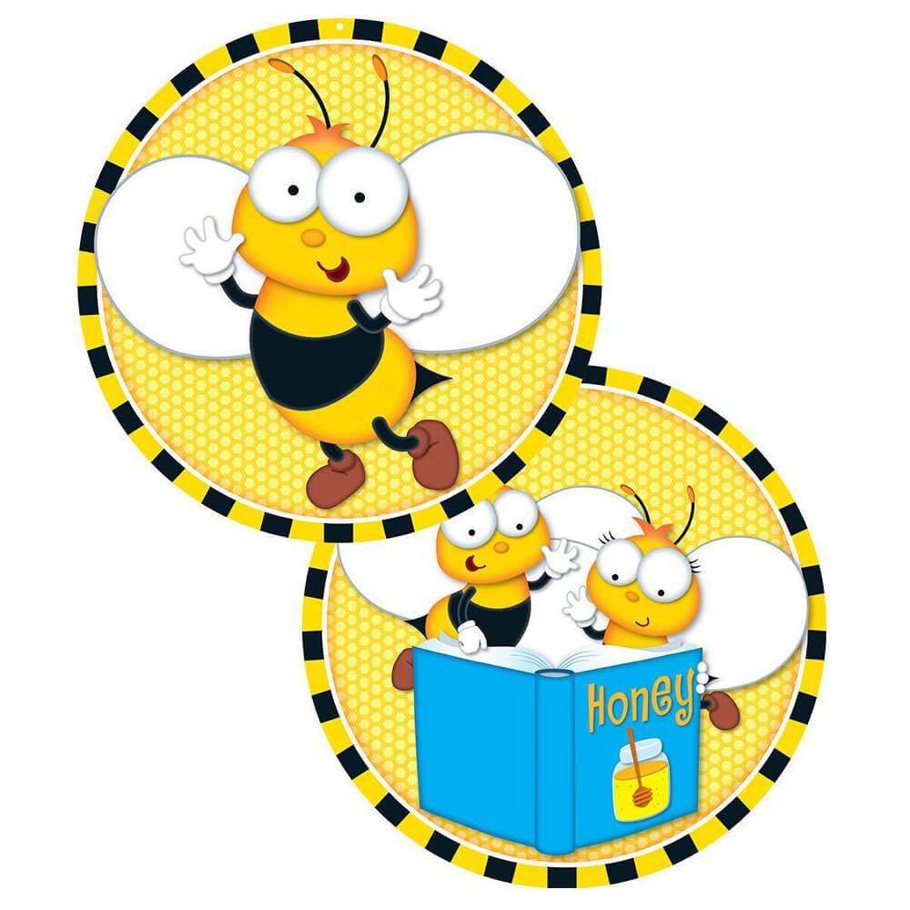 Buzz Worthy Bees Two Sided Decoration 