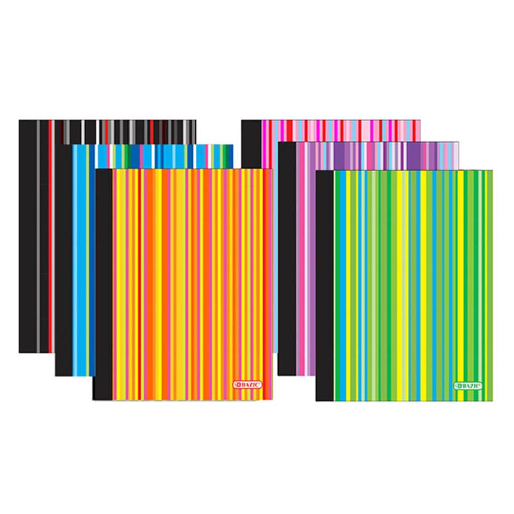 Stripes Composition Book Wide Ruled 100 Sheets 