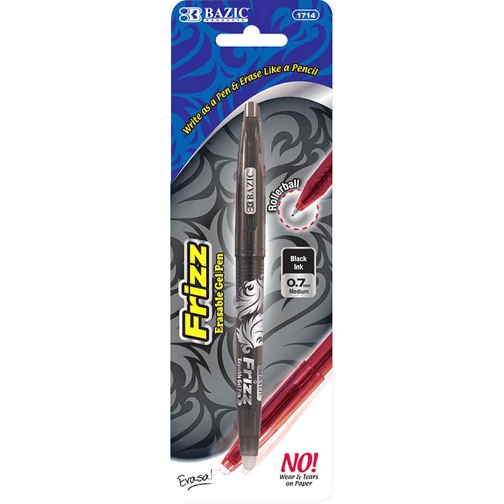 Erasable Gel Pen Frizz Black 