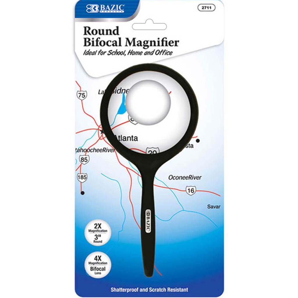 Handheld Magnifier and 4x Bifocal Inset 