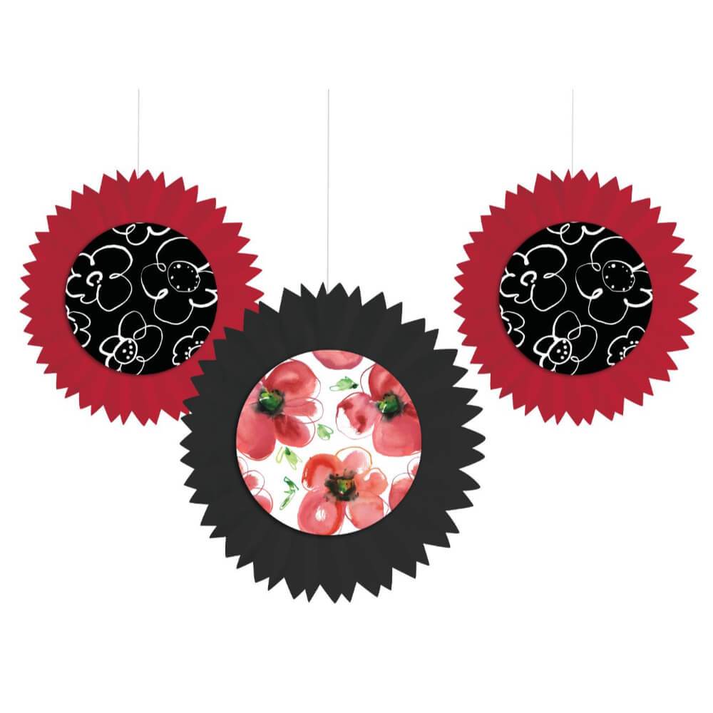 Fan Tiss Pack 12/3 Mod Poppies 