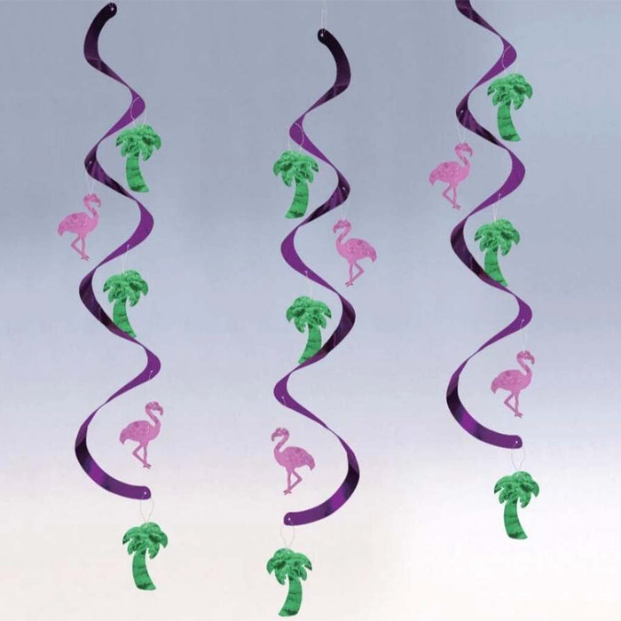 Flamingo & Palm Tree, Dizzy Danglers 