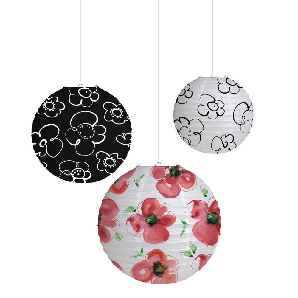 Lan Asst 6/3Ct Mod Poppies 