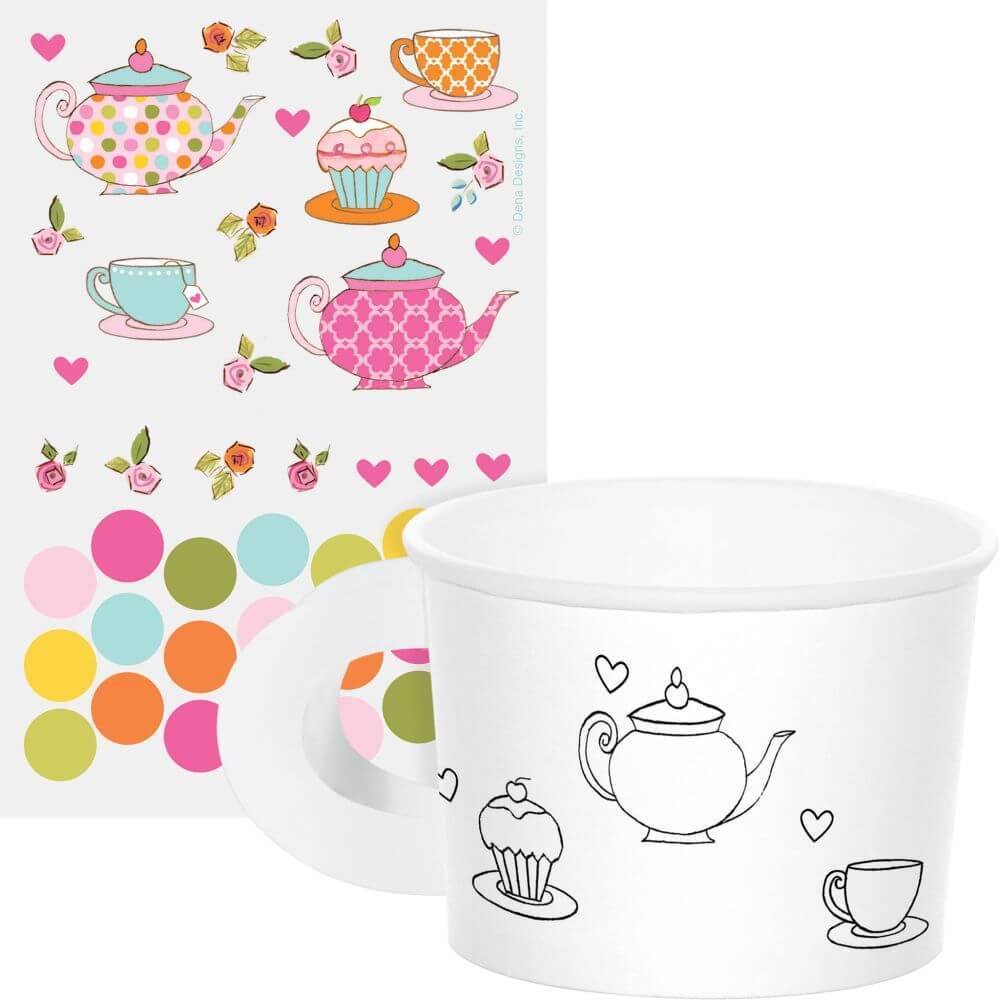 Tea Time Activity Treat Cups 6ct 