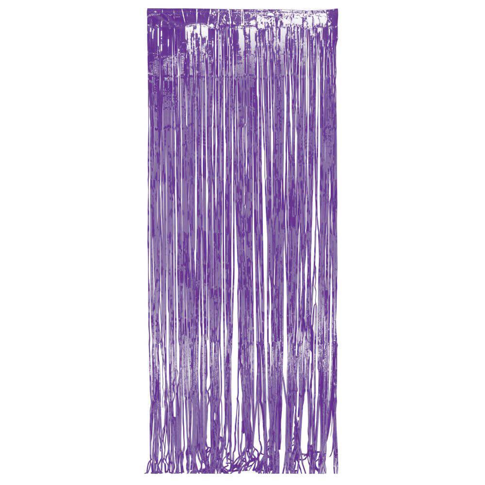 Door Curtain 1Ct Purple 