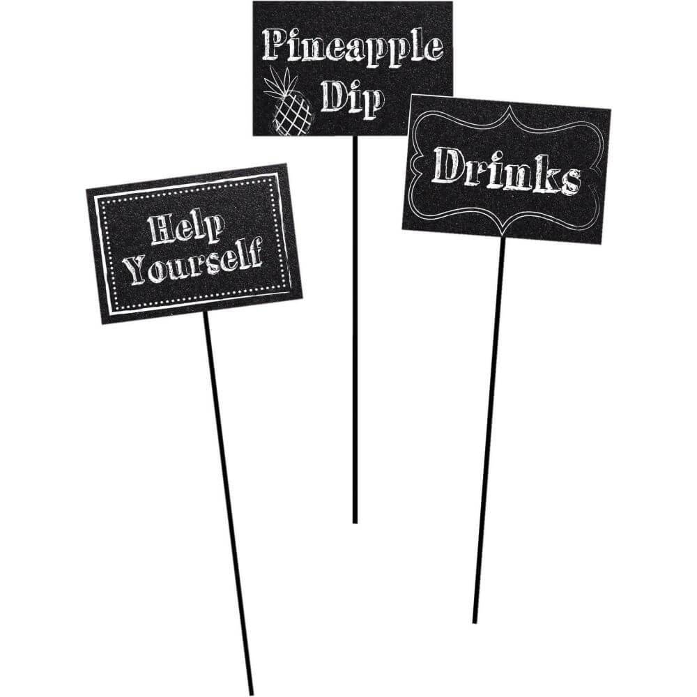 Cp Sticks 6/3Ct Chalkboard 