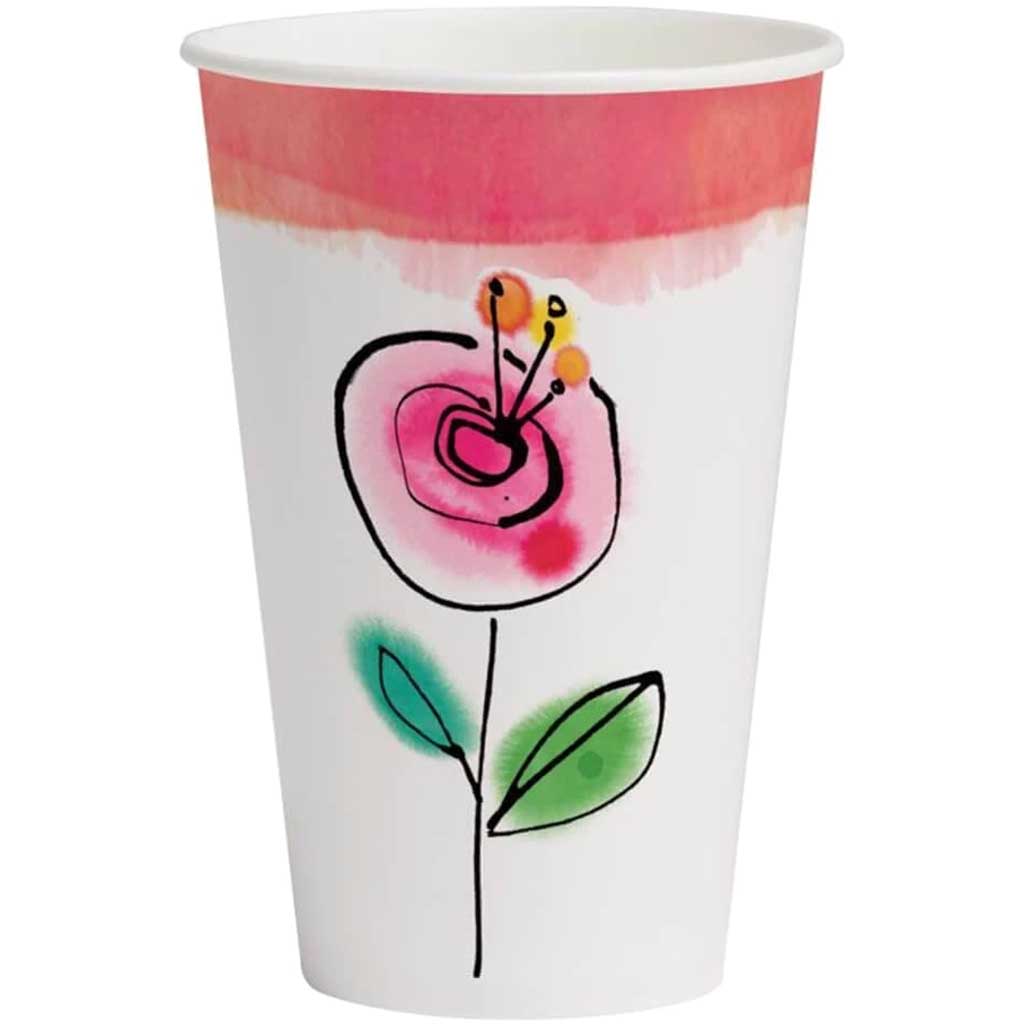 Blooms, Hot/Cold Cups 12oz 8ct 