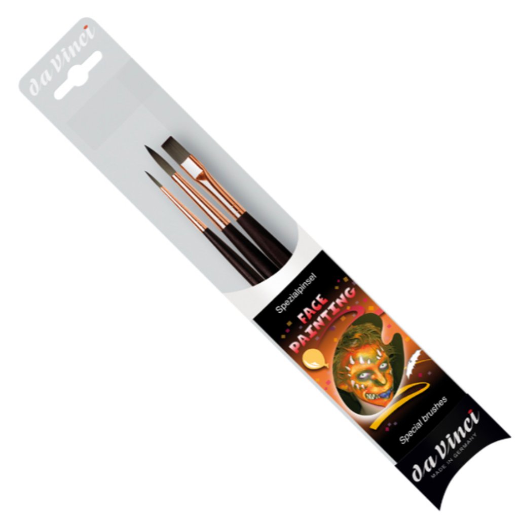 FACE PAINT BRUSH SET OF 3 