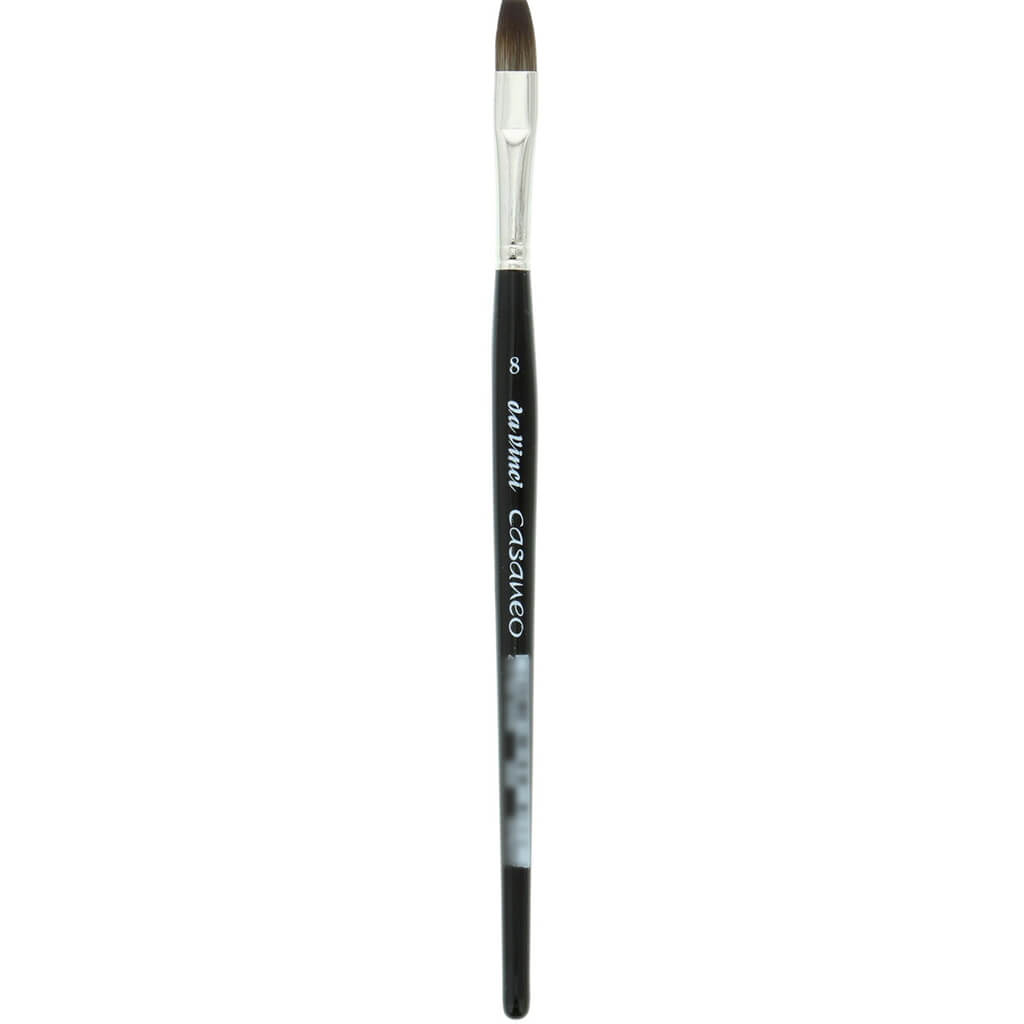 Synthetic Squirrel Watercolor Brush Flat Size 8