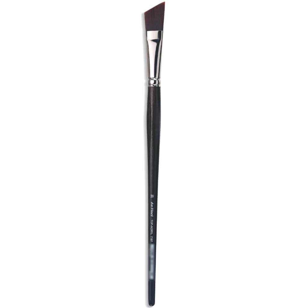 Acrylic Brush Red Brown Synthetic Fiber Size 20