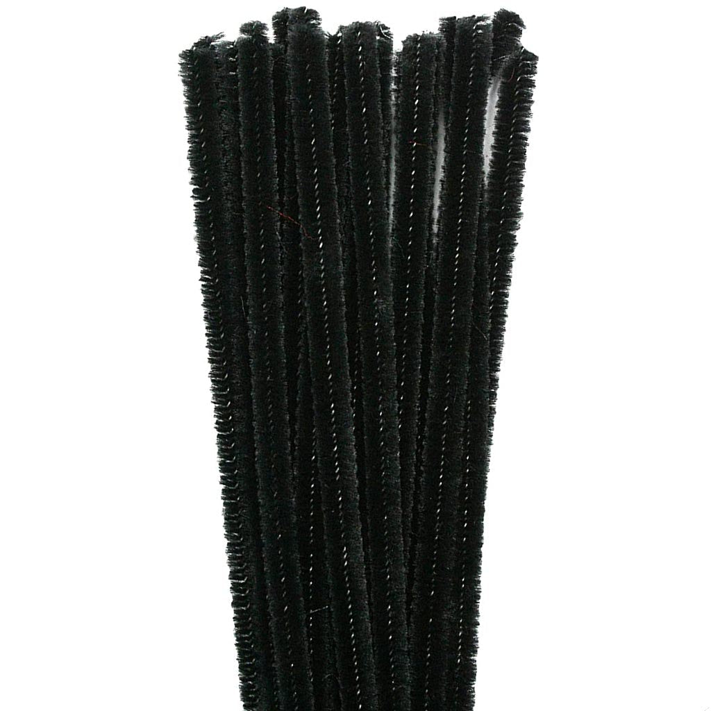 CHENILLE 12" BLACK 