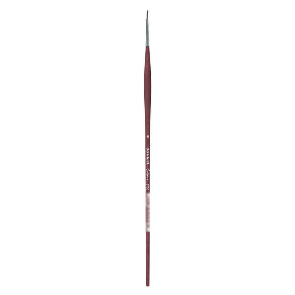 Da Vinci College Synthetic Brush Round Long Handle Size 0