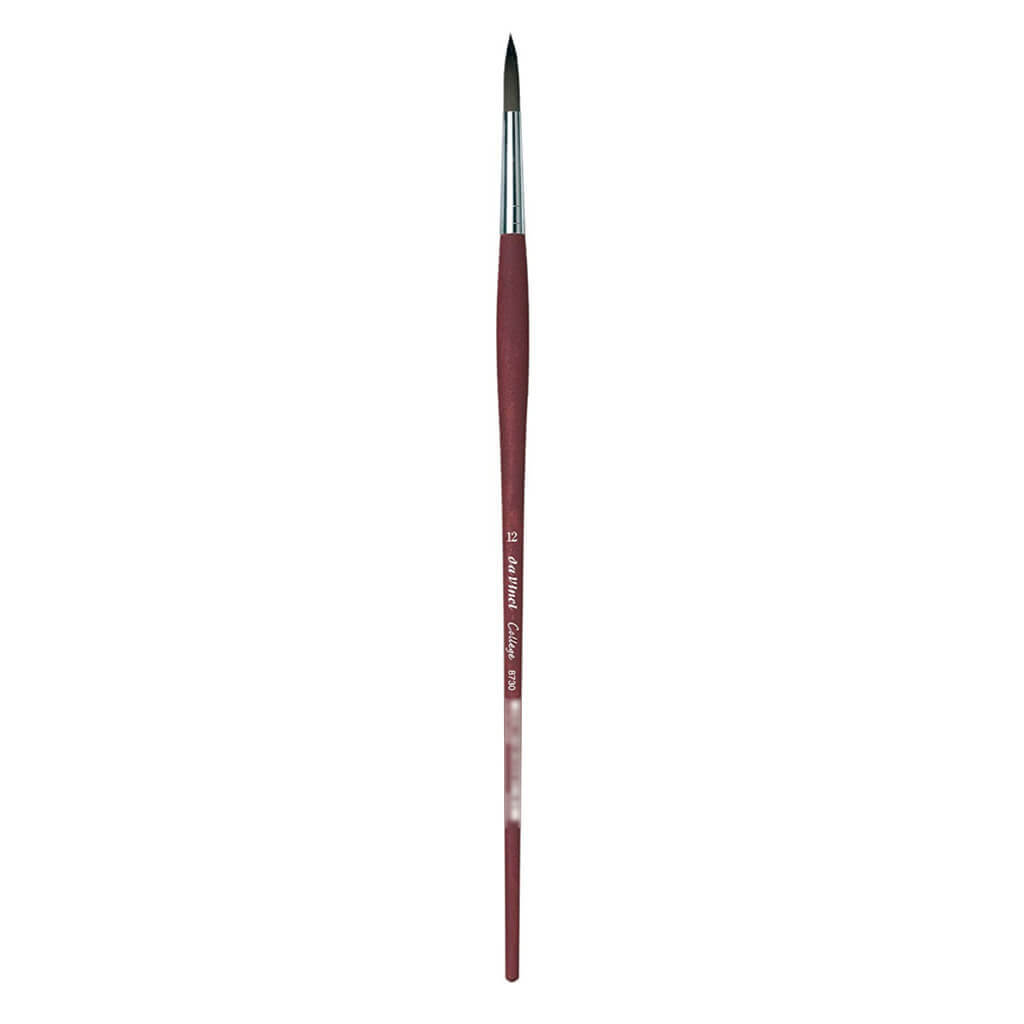 Da Vinci College Synthetic Brush Round Long Handle Size 12