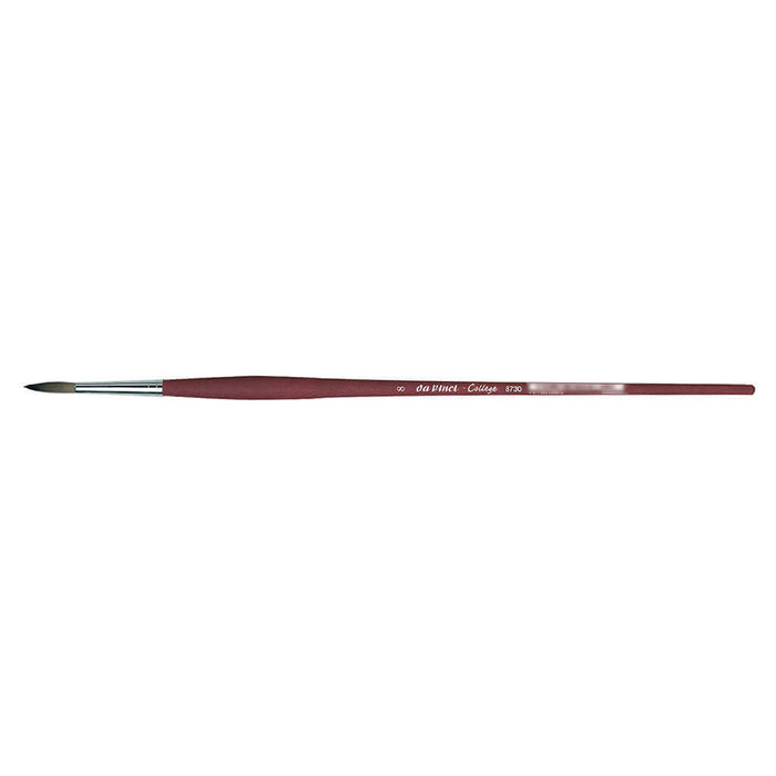 Da Vinci College Synthetic Brush Round Long Handle Size 8